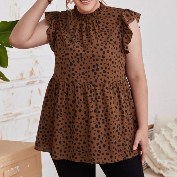 Plus size babydoll blouse - Picture 2 of 5